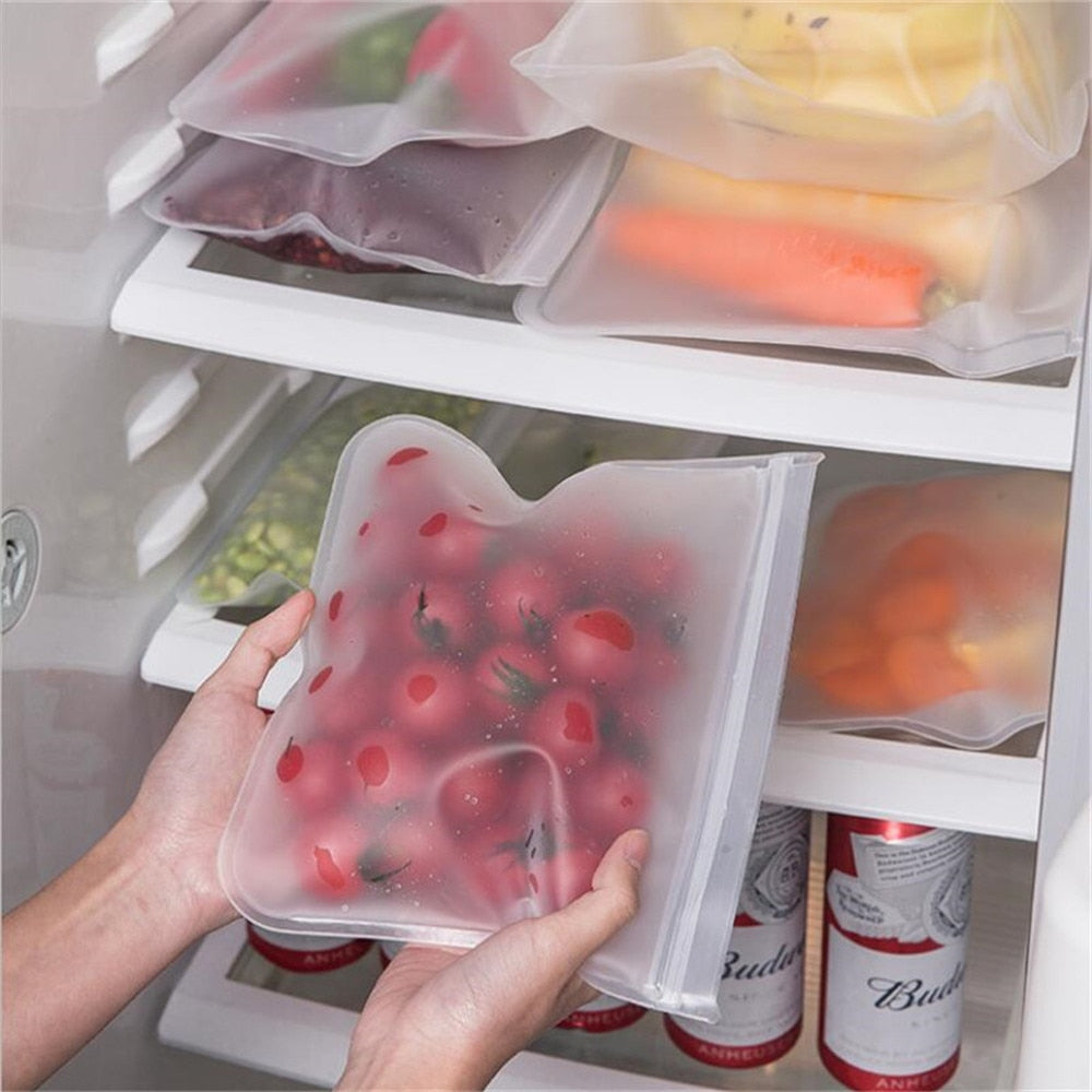 Fruit and vegetable Silicone Reusable Bag